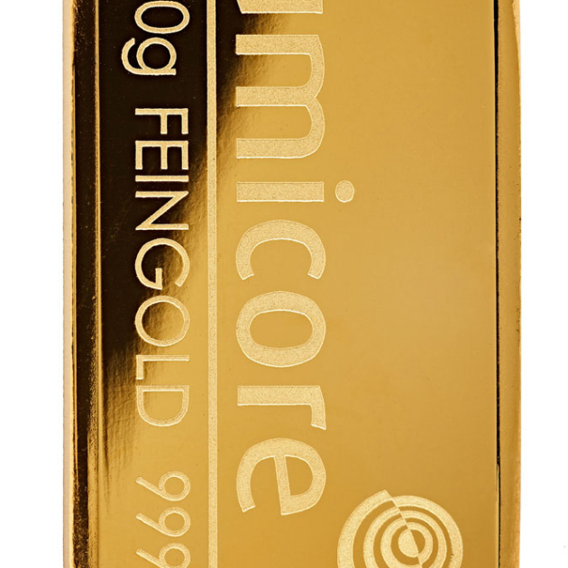 Zlatý slitek Umicore 100 g